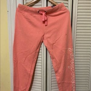 Aeropostale Women's Pink Coral Sweatpants Joggers Very Comfy Size Medium